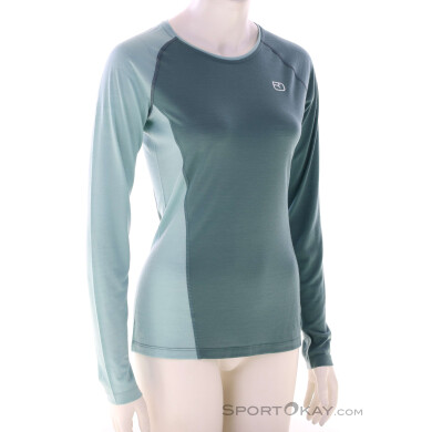 Ortovox 120 Cool Tec Fast Upward L/S Damen Shirt-Türkis-S