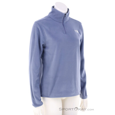 The North Face Glacier Fleece 1/4 Zip Damen Sweater-Blau-S