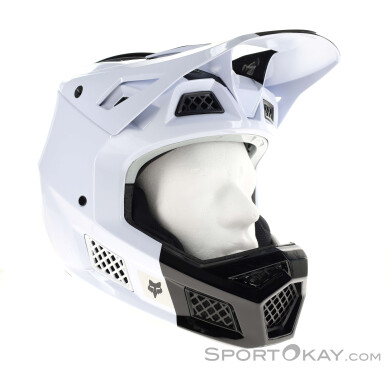 Fox Rampage Pro Carbon Fullface Helm-Weiss-M