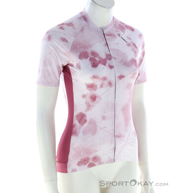 Löffler Jersey FZ Leaf Hotbond Damen Bikeshirt-Pink-Rosa-38