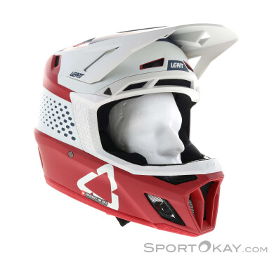 Leatt MTB Gravity 8.0 Fullface Helm-Rot-L