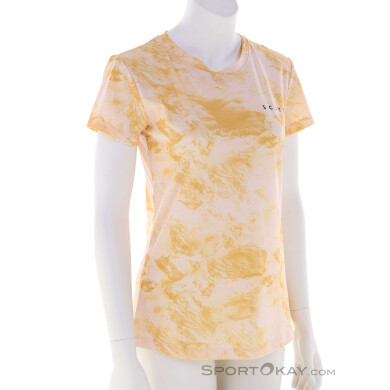 Scott DRI Tie Dye S/S Damen T-Shirt-Gelb-S