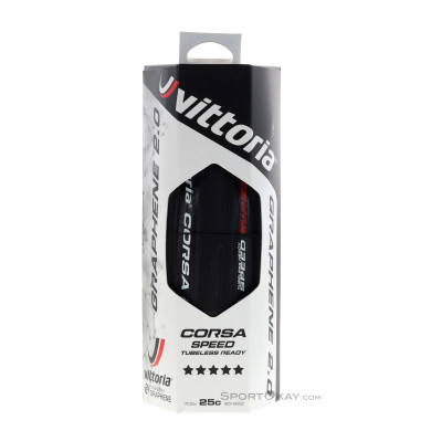 Vittoria Corsa Speed G2.0 TLR 700x25C 28" Reifen-Schwarz-700x25C