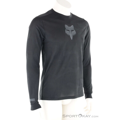Fox Ranger Tru Dri L/S Herren Bikeshirt-Schwarz-XL