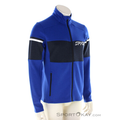 Spyder Speed Full Zip Fleece Herren Sweater-Blau-XL