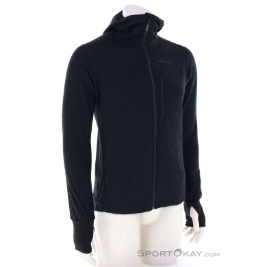 Devold Explorer Merino Herren Fleecejacke-Schwarz-M