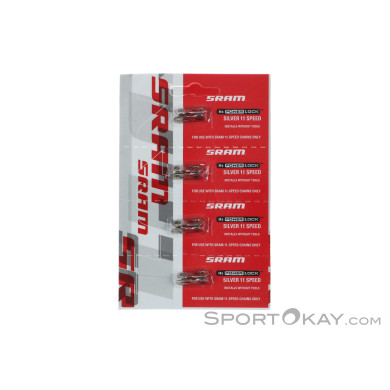 Sram PowerLock 4er 11-Fach Kettenschloss Set-Grau-One Size
