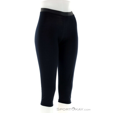 Odlo Merino 200 Bottom 3/4 Damen Funktionshose-Schwarz-M