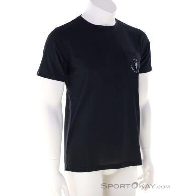ION Surfing Trails S/S Herren Bikeshirt-Schwarz-M