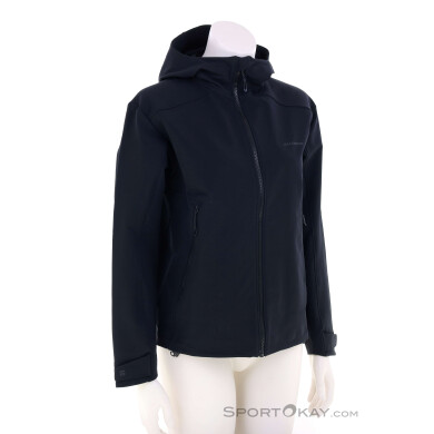 Salomon Outpeak Softshell Damen Outdoorjacke-Schwarz-M