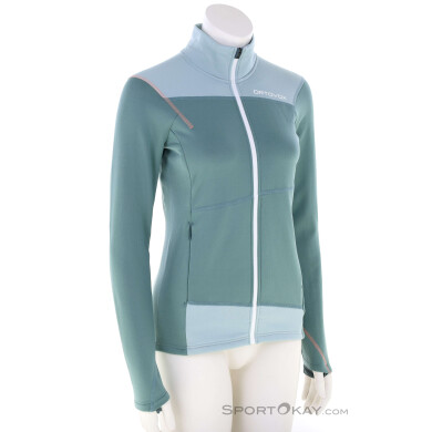 Ortovox Fleece Light Damen Sweater-Hell-Blau-S