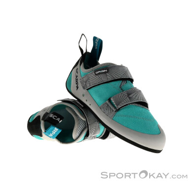 Scarpa Origin Kletterschuhe-Türkis-37,5