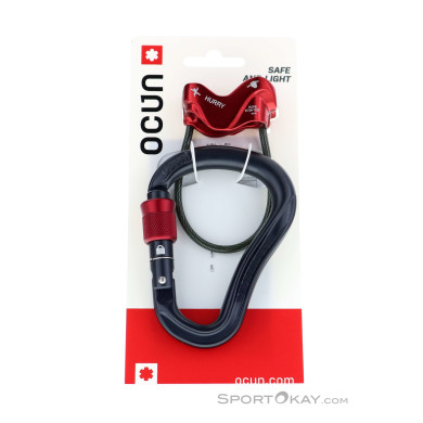 Ocun Belay Set Eagle Screw hurry Sicherungsgerät-Rot-One Size