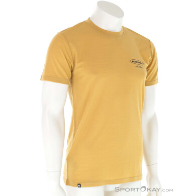 Mons Royale Icon Merino Air-Con Herren T-Shirt-Gelb-S