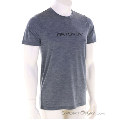Ortovox 150 Cool Brand Herren T-Shirt-Grau-M