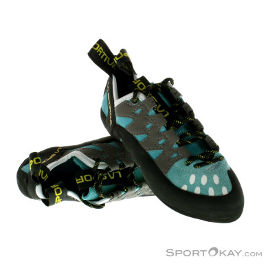 La Sportiva Tarantulace Damen Kletterschuhe-Türkis-34