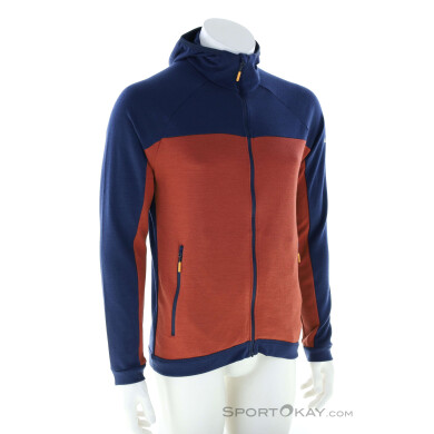 Löffler Hoody Tour Transtex Merino Herren Sweater-Blau-54