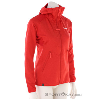 Salewa Agner Hybrid PL DST FZ Damen Sweater-Orange-34