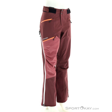 Ortovox Westalpen 3L Damen Outdoorhose-Dunkel-Rot-S