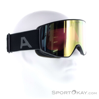 Alpina Venet QV Skibrille-Schwarz-One Size
