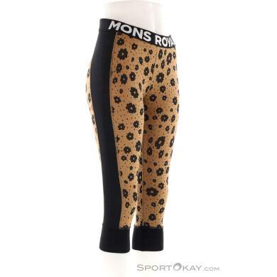 Mons Royale Cascade Merino 3/4 Damen Funktionshose-Braun-S