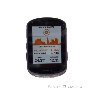 Garmin Edge 840 Solar Fahrradcomputer-Schwarz-One Size