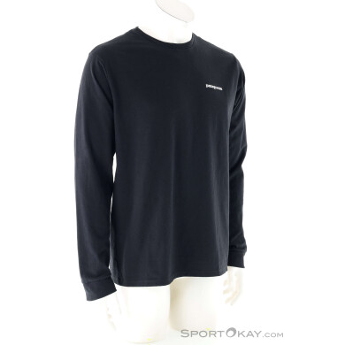 Patagonia Long-Sleeved P-6 Logo Responsibili-Tee Herren Shirt-Schwarz-L