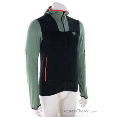 Dynafit Traverse Polartec Hooded Herren Sweater-Oliv-Dunkelgrün-M