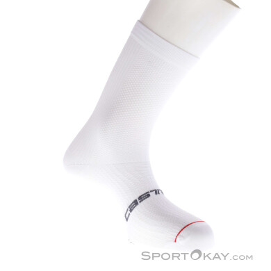 Castelli Espresso 18 Bikesocken-Weiss-L-XL