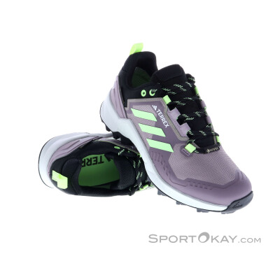 adidas Terrex Swift R3 GTX Damen Wanderschuhe Gore-Tex-Lila-6,5