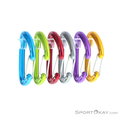 Ocun Kestrel 6er Schnappkarabiner-Set-Mehrfarbig-One Size