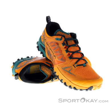 La Sportiva Bushido III GTX Herren Traillaufschuhe Gore-Tex-Orange-44