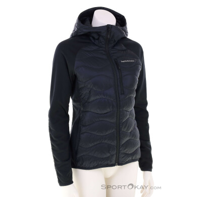Peak Performance Helium Down Hybrid Hood Damen Outdoorjacke-Schwarz-M