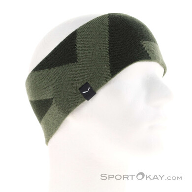 Salewa Pedroc Merino Stirnband-Oliv-Dunkelgrün-One Size