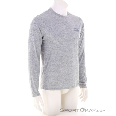 Patagonia Long-Sleeved Cap Cool Daily Graphic Herren Shirt-Grau-M