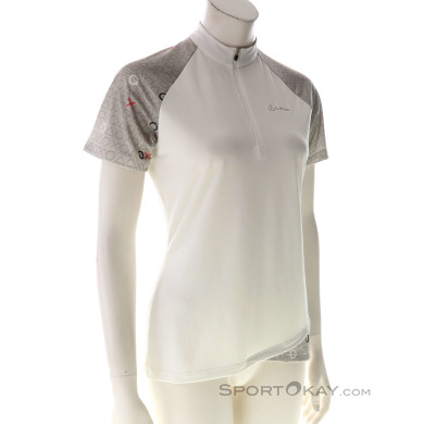 Löffler HZ Axo Rise SS Damen Bikeshirt-Weiss-40