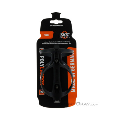 SKS Germany Dual Flaschenhalter-Schwarz-One Size