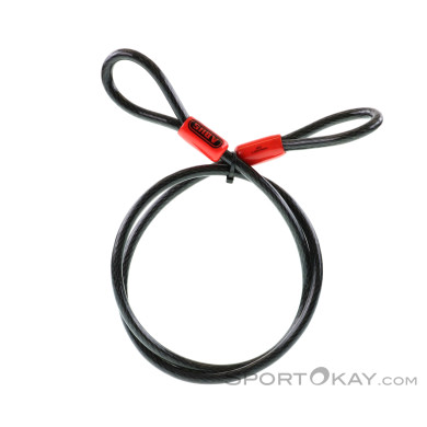 Abus Cobra Stahlkabel 10/140cm Fahrradschloss Zubehör-Schwarz-One Size
