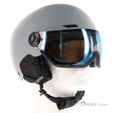 Uvex Wanted Visor Skihelm-Grau-54-58