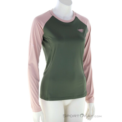 Dynafit Alpine Pro LS Damen Funktionsshirt-Grün-38