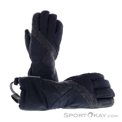 Roeckl Serfaus Handschuhe-Schwarz-9,5
