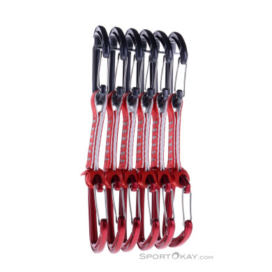Ocun Hawk QD Wire ECO-PES 16mm 6er Expressschlingen-Set-Rot-10