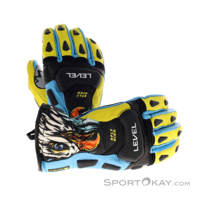 Level SQ CF Handschuhe-Blau-7,5