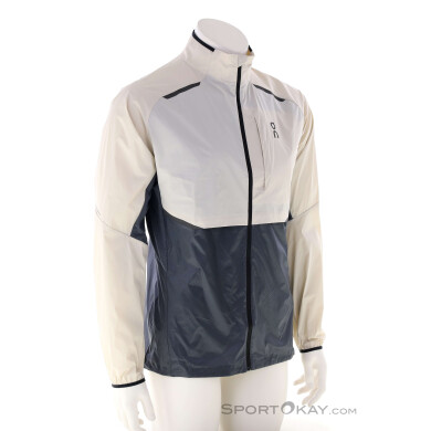On Weather Herren Laufjacke-Hell-Grau-S