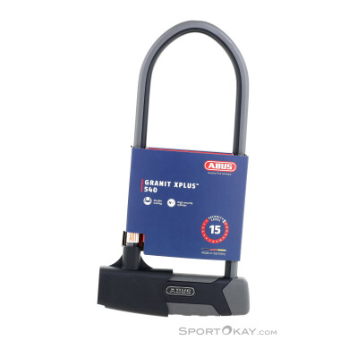Abus Granit Xplus 540 + USH Halterung Fahrradschloss-Schwarz-One Size