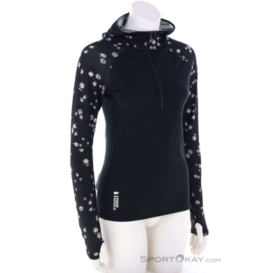 Mons Royale Bella Merino Damen Funktionsshirt-Schwarz-S