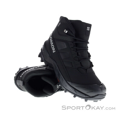 Salomon Crosstrak WP Herren Winterschuhe-Schwarz-9,5