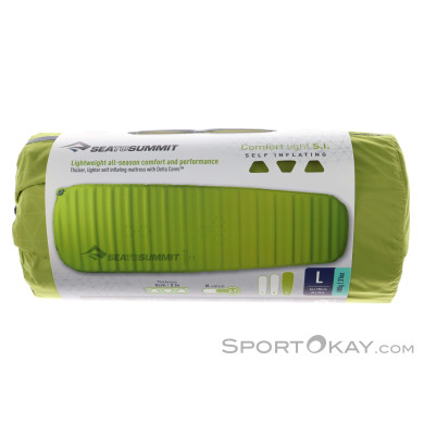 Sea to Summit Comfort Light L S.I. 198x64cm Isomatte-Grün-One Size