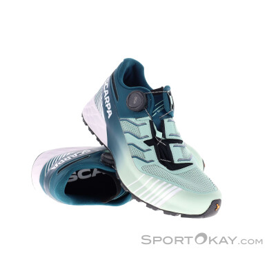 Scarpa Ribelle Run Kalibria Damen Traillaufschuhe-Türkis-38