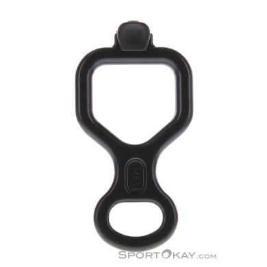 Petzl Huit Antibrulure Abseilgerät-Schwarz-One Size